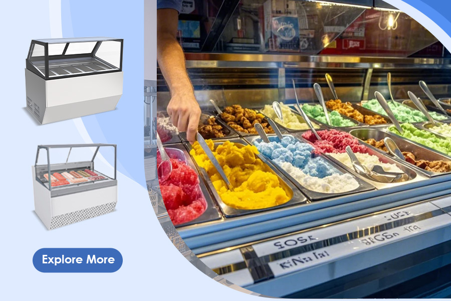 Desktop ice cream cabinet 1