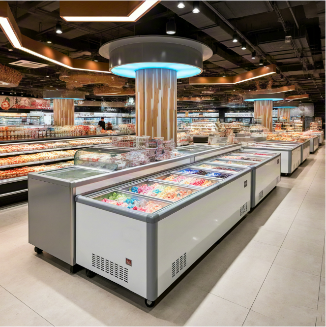 ice cream cabinet