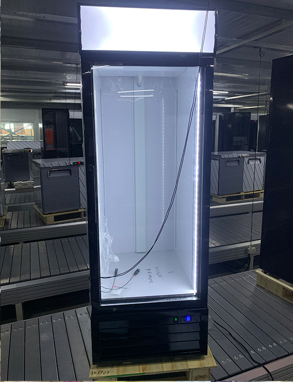 upright freezer power