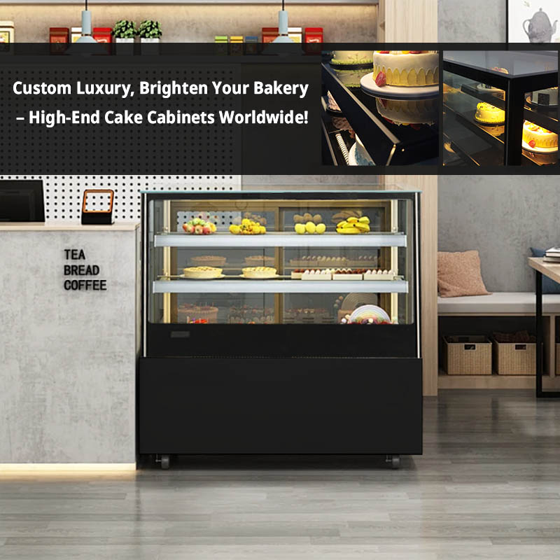 Custom commercial cake cabinets from Chinese manufacturers