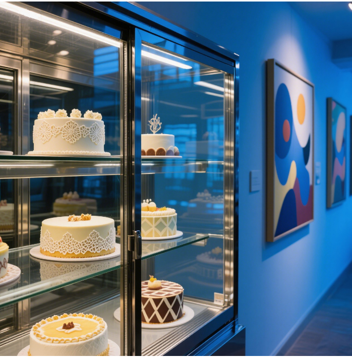 Cake display cabinet
