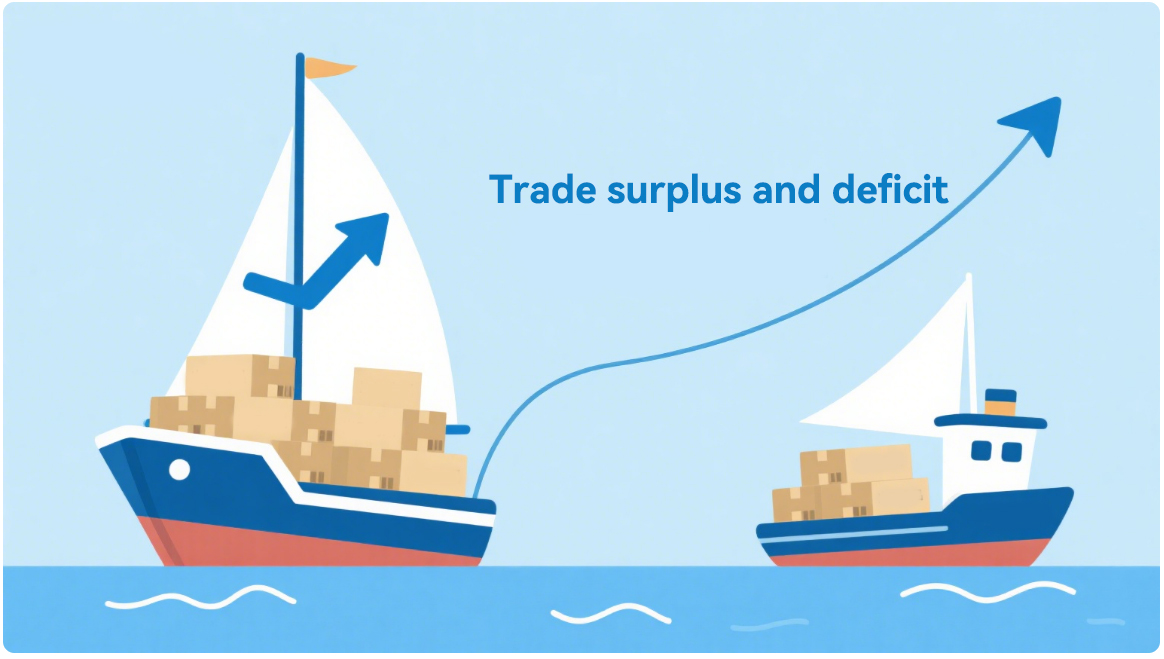 Trade surplus and deficit
