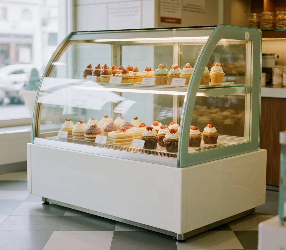 casiers de présentation de gâteaux