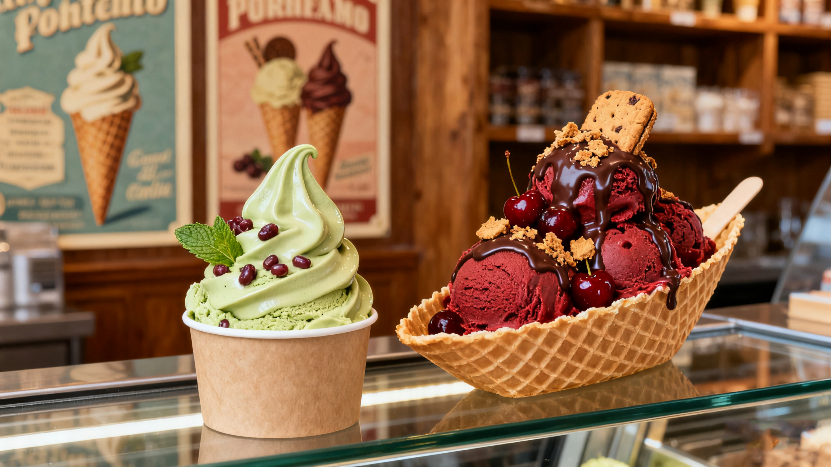 Icecream and Gelato