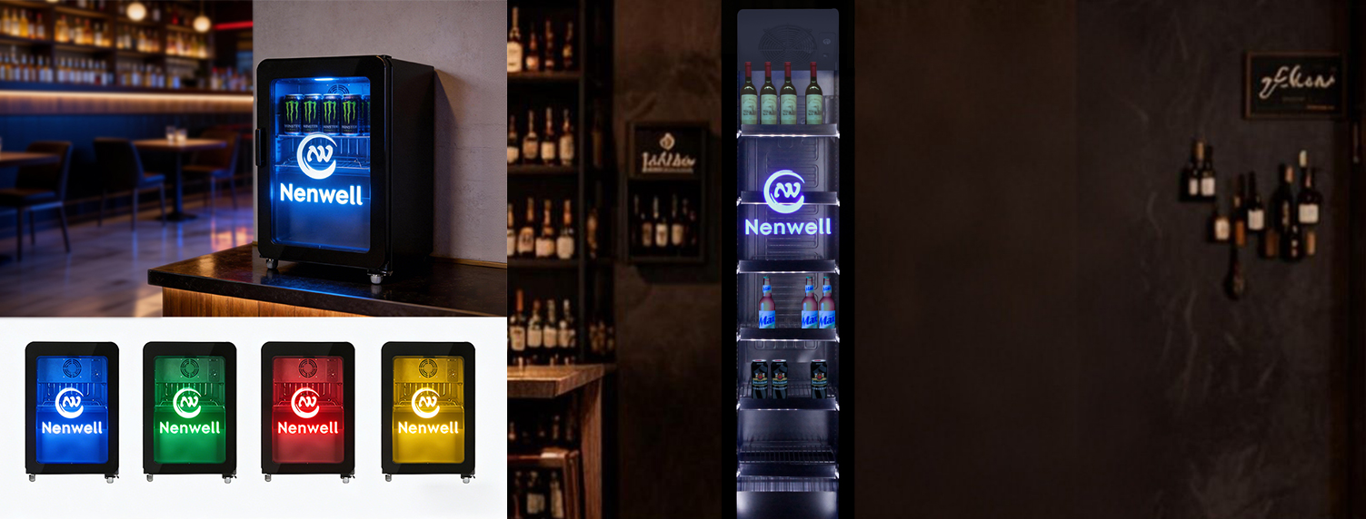 EC commercial display cooler