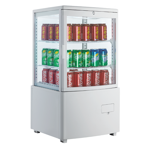 overall glass cake refrigerator