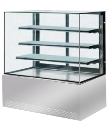 3 tier Glass Cake Shop Chiller for Displaying Cake Bakery