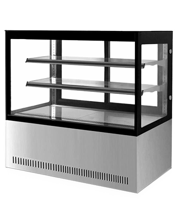 2 tier Glass Cake Shop Fridge for Displaying Cake Bakery