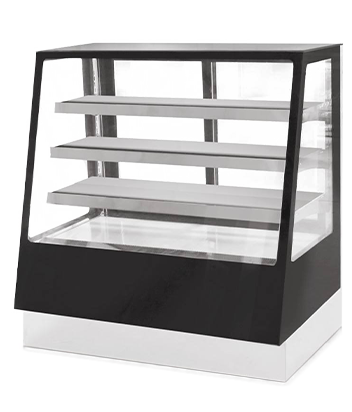 commercial cold cake display counter cases