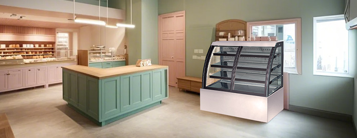 bakery display refrigerator