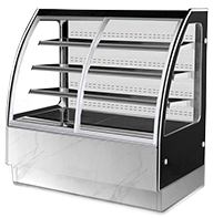 Front Open Cake and Bakery Display Freezer with 3 Shelves