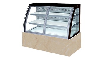 Front Open Cake and Bakery Display Fridge with 2 shelves