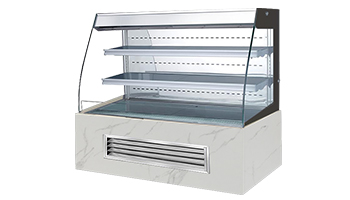 Front Open Cake and Bakery Display Chiller with 2 shelves