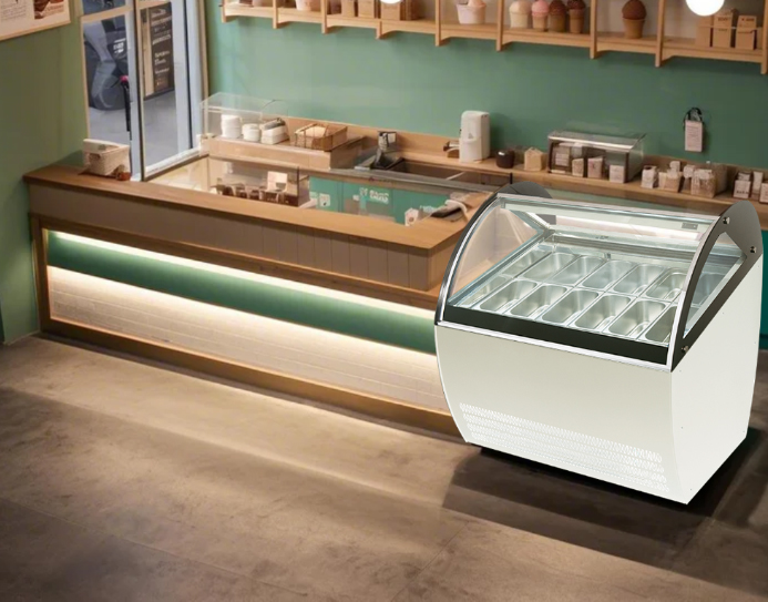 Ice Cream Gelato Refrigerator Showcases