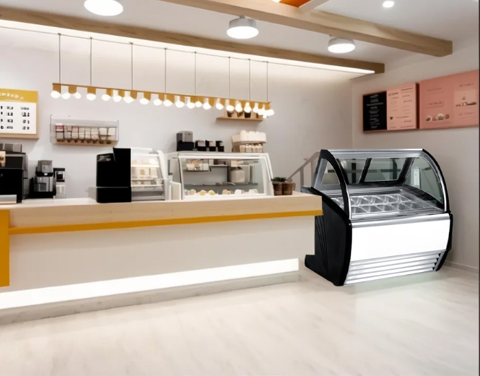 Ice Cream Gelato Scooping Cabinets