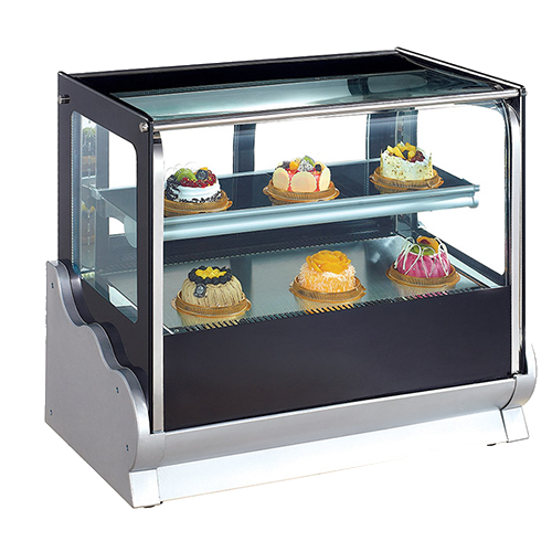 small desktop cake display freezer