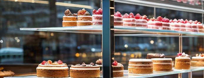 desktop cake display fridges