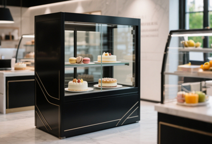Black cake cabinet