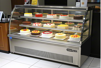 Desktop 2-tier cake cabinet