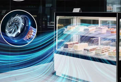 Cake Display Cabinet Air-Cooled Rendering