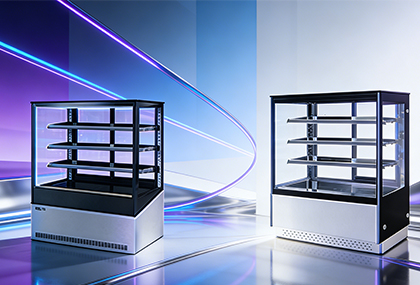 2 modèles différents de réfrigérateurs à gâteaux