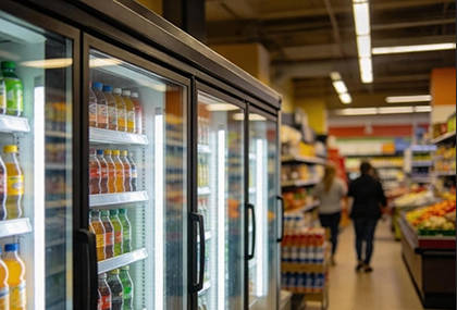 Supermarkets cooler